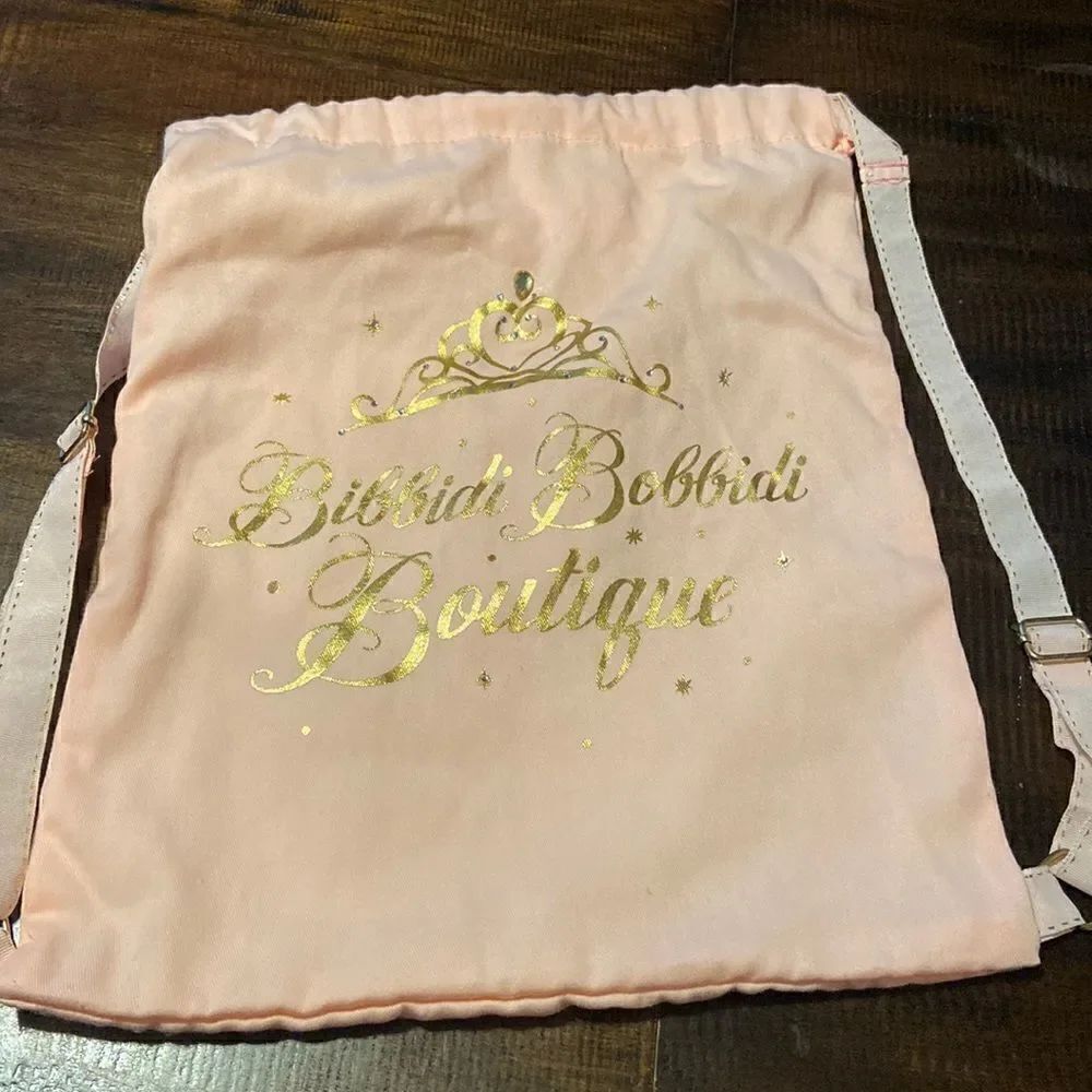 WALT DISNEY WORLD BIBBIDI BOBBIDI BOUTIQUE CINCH SACK PRINCESS